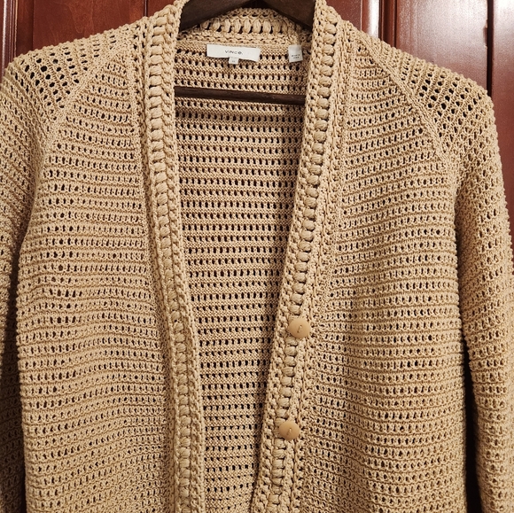 Vince Crochet Cardigan, XS - Picture 3 of 5